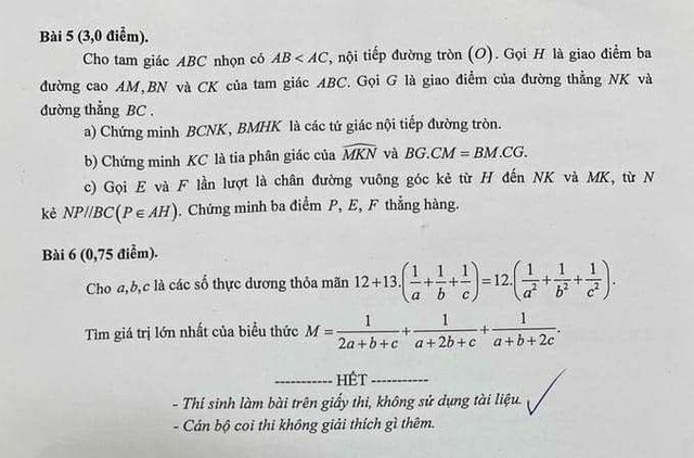 Đề thi tuyển sinh lớp 10 môn Toán tại Hải Phòng, Bình Định, Bình Phước- Ảnh 3.