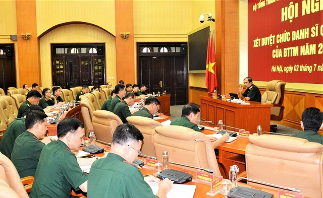 Bộ Tổng Tham mưu đề nghị xét duyệt chức danh chuyên môn cho 116 sĩ quan- Ảnh 1.