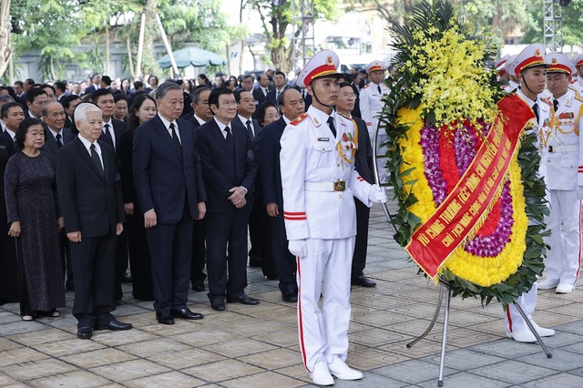 TỔNG THUẬT: LỄ QUỐC TANG TỔNG BÍ THƯ NGUYỄN PHÚ TRỌNG- Ảnh 59.