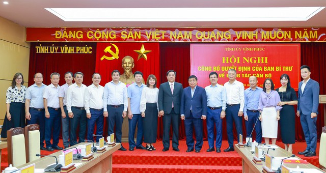 Ban Bí thư điều động, chỉ định Thứ trưởng Trần Duy Đông giữ chức Phó Bí thư Tỉnh ủy Vĩnh Phúc- Ảnh 6.