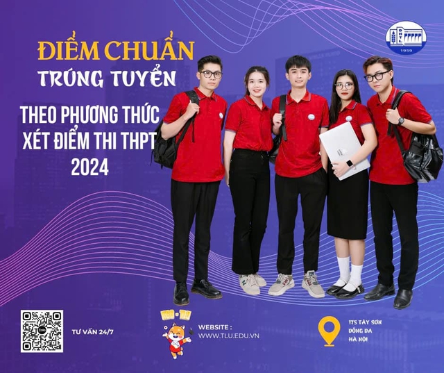 ĐIỂM CHUẨN Trường Đại học Thủy lợi 2024- Ảnh 1.