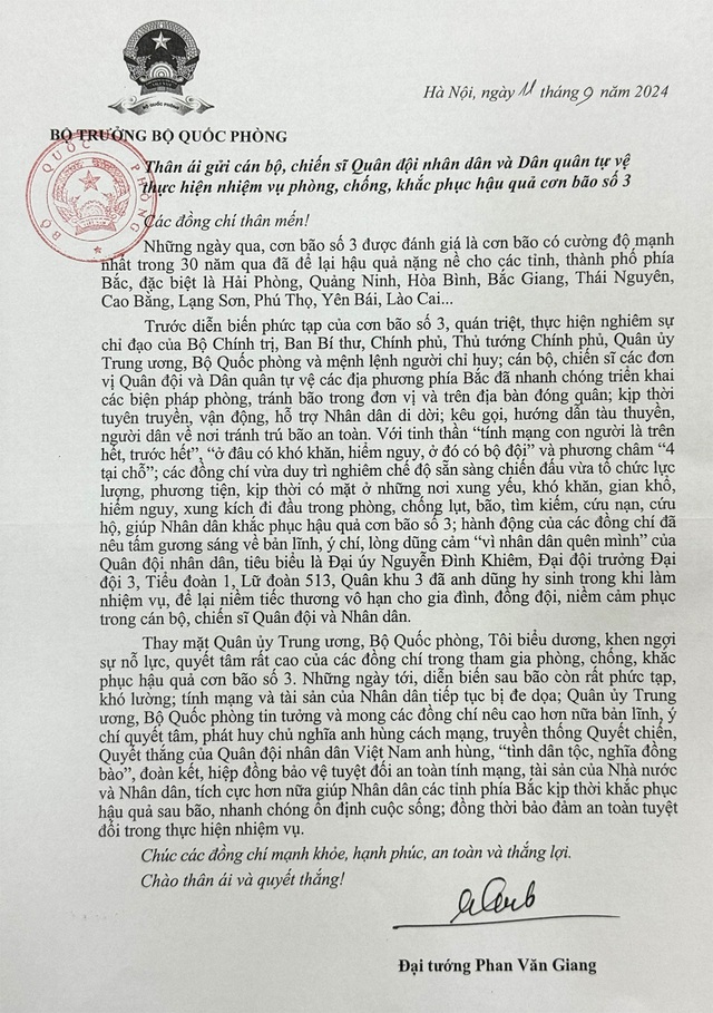 Đại tướng Phan Văn Giang: Ở đâu có khó khăn, hiểm nguy, ở đó có bộ đội- Ảnh 2.