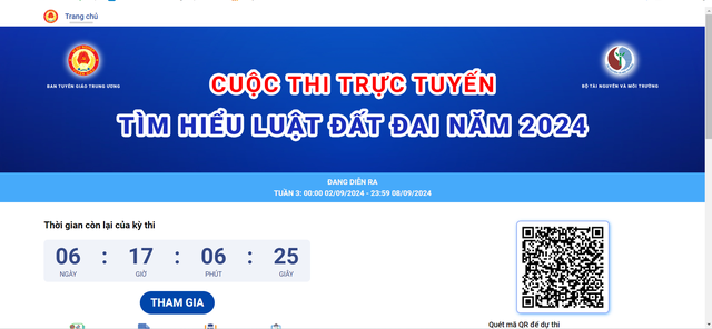 Đáp án tuần 2 Cuộc thi trực tuyến tìm hiểu Luật Đất đai năm 2024- Ảnh 1.