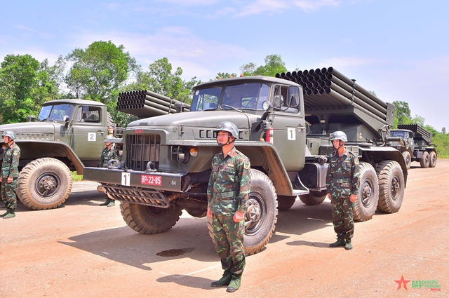 Binh chủng Pháo binh luyện tập diễu binh, diễu hành- Ảnh 4.