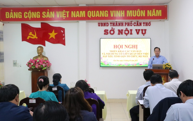 Thành phố Cần Thơ hoàn thành phương án sắp xếp, tinh gọn tổ chức bộ máy- Ảnh 1.