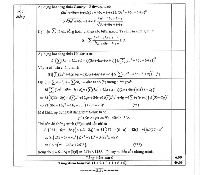 Đề thi và đáp án môn Toán chọn học sinh giỏi quốc gia THPT năm học 2024-2025- Ảnh 10.