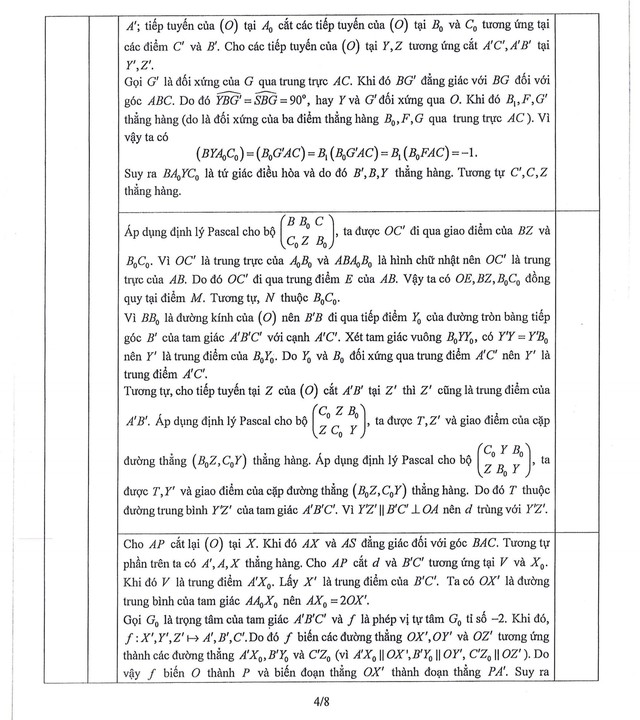 Đề thi và đáp án môn Toán chọn học sinh giỏi quốc gia THPT năm học 2024-2025- Ảnh 6.