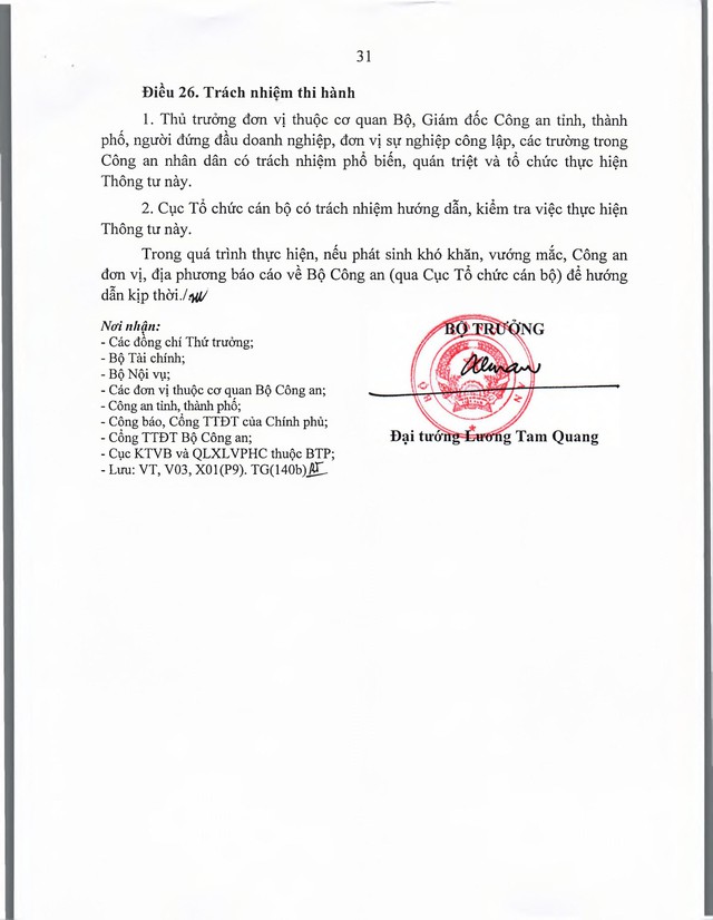 TOÀN VĂN: Thông tư số 88/2025/TT-BCA hướng dẫn thực hiện bảo hiểm xã hội bắt buộc đối với sĩ quan, hạ sĩ quan, chiến sĩ Công an nhân dân- Ảnh 30. TOÀN VĂN: Thông tư số 88/2025/TT-BCA hướng dẫn thực hiện bảo hiểm xã hội bắt buộc đối với sĩ quan, hạ sĩ quan, chiến sĩ Công an nhân dân- Ảnh 30.