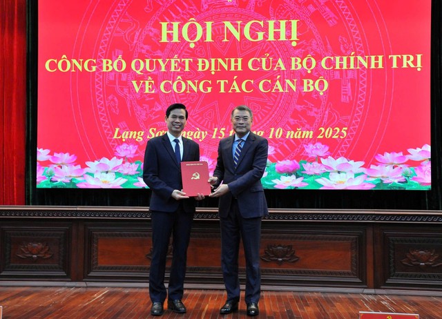 Bộ Chính trị điều động, chỉ định Bí thư Tỉnh ủy Lạng Sơn- Ảnh 1. Bộ Chính trị điều động, chỉ định Bí thư Tỉnh ủy Lạng Sơn- Ảnh 1.