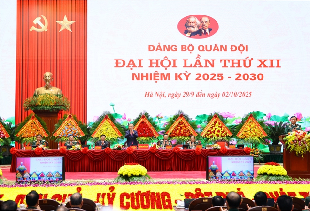 BẾ MẠC ĐẠI HỘI ĐẠI BIỂU ĐẢNG BỘ QUÂN ĐỘI LẦN THỨ XII- Ảnh 3.