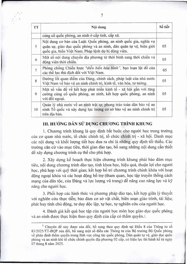Chương trình khung giáo dục quốc phòng và an ninh- Ảnh 7.