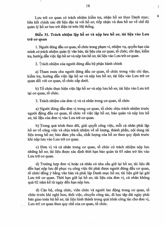Quy định về công tác văn thư, quản lý văn bản; thể thức, kỹ thuật trình bày văn bản, bản sao văn bản; viết hoa; mẫu trình bày văn bản hành chính- Ảnh 16. Quy định về công tác văn thư, quản lý văn bản; thể thức, kỹ thuật trình bày văn bản, bản sao văn bản; viết hoa; mẫu trình bày văn bản hành chính- Ảnh 16.
