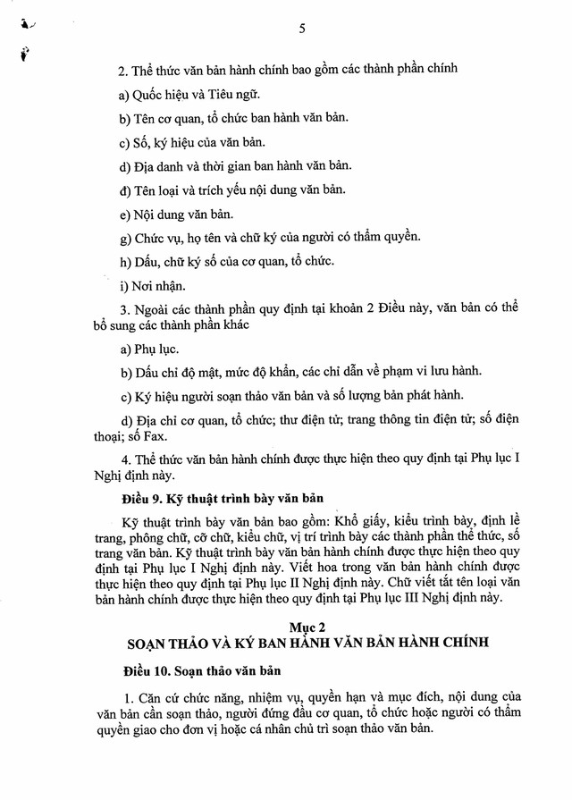 Quy định về công tác văn thư, quản lý văn bản; thể thức, kỹ thuật trình bày văn bản, bản sao văn bản; viết hoa; mẫu trình bày văn bản hành chính- Ảnh 5. Quy định về công tác văn thư, quản lý văn bản; thể thức, kỹ thuật trình bày văn bản, bản sao văn bản; viết hoa; mẫu trình bày văn bản hành chính- Ảnh 5.