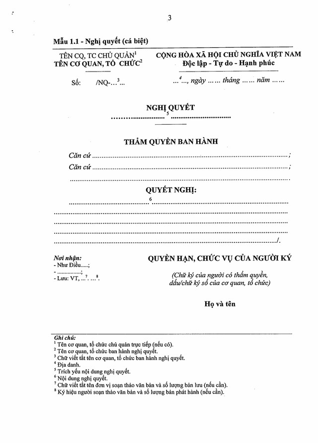 Quy định về công tác văn thư, quản lý văn bản; thể thức, kỹ thuật trình bày văn bản, bản sao văn bản; viết hoa; mẫu trình bày văn bản hành chính- Ảnh 42. Quy định về công tác văn thư, quản lý văn bản; thể thức, kỹ thuật trình bày văn bản, bản sao văn bản; viết hoa; mẫu trình bày văn bản hành chính- Ảnh 42.