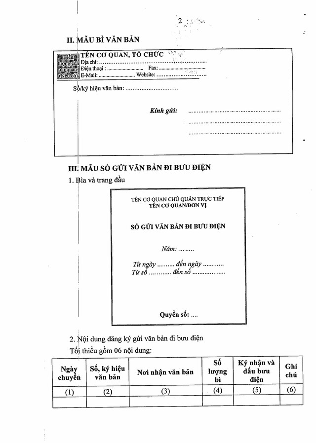 Quy định về công tác văn thư, quản lý văn bản; thể thức, kỹ thuật trình bày văn bản, bản sao văn bản; viết hoa; mẫu trình bày văn bản hành chính- Ảnh 59. Quy định về công tác văn thư, quản lý văn bản; thể thức, kỹ thuật trình bày văn bản, bản sao văn bản; viết hoa; mẫu trình bày văn bản hành chính- Ảnh 59.