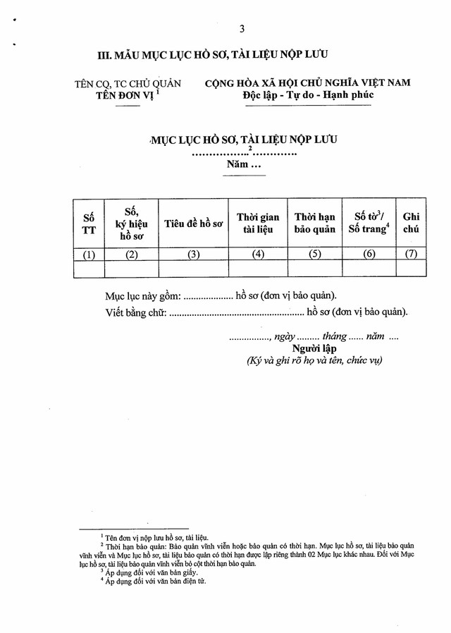 Quy định về công tác văn thư, quản lý văn bản; thể thức, kỹ thuật trình bày văn bản, bản sao văn bản; viết hoa; mẫu trình bày văn bản hành chính- Ảnh 66. Quy định về công tác văn thư, quản lý văn bản; thể thức, kỹ thuật trình bày văn bản, bản sao văn bản; viết hoa; mẫu trình bày văn bản hành chính- Ảnh 66.