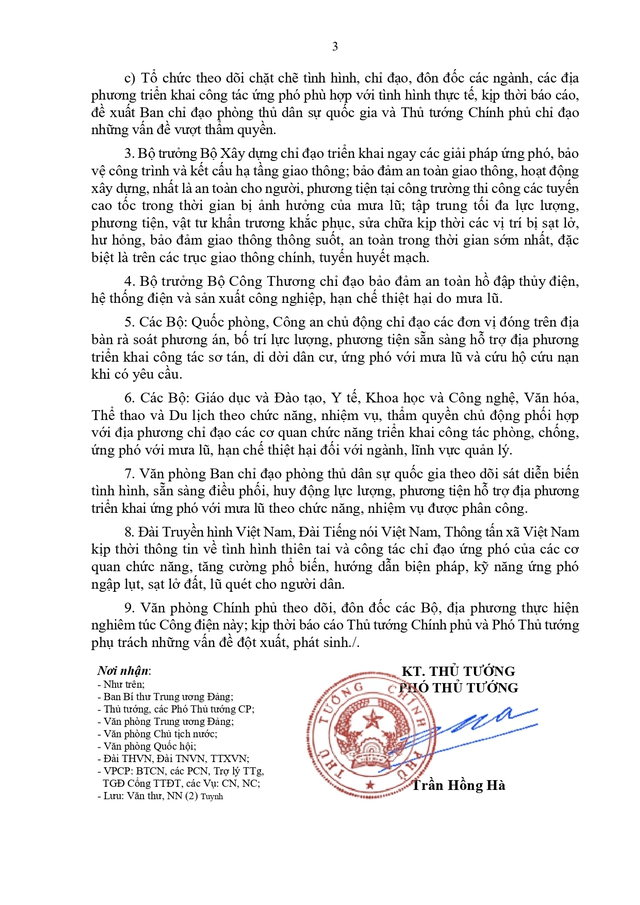 THỦ TƯỚNG CHÍNH PHỦ chỉ đạo KHẨN CẤP ỨNG PHÓ và khắc phục hậu quả MƯA LŨ LỚN tại TRUNG BỘ- Ảnh 3.