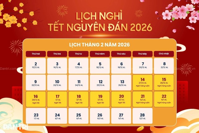 LỊCH NGHỈ TẾT ÂM LỊCH BÍNH NGỌ, NGHỈ LỄ QUỐC KHÁNH 2026- Ảnh 3. LỊCH NGHỈ TẾT ÂM LỊCH BÍNH NGỌ, NGHỈ LỄ QUỐC KHÁNH 2026- Ảnh 3.