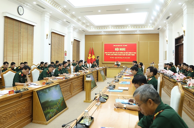Công bố quyết định tổ chức lại hệ thống cơ quan Thanh tra quốc phòng- Ảnh 1.