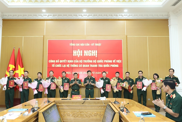 Công bố quyết định tổ chức lại hệ thống cơ quan Thanh tra quốc phòng- Ảnh 2.
