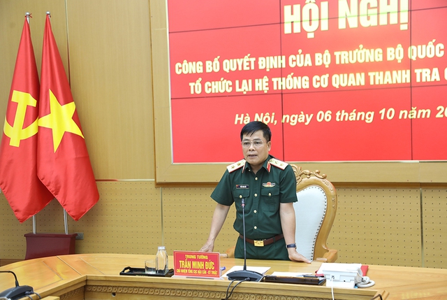 Công bố quyết định tổ chức lại hệ thống cơ quan Thanh tra quốc phòng- Ảnh 3.