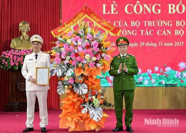 Bộ Công an điều động, bổ nhiệm Cục trưởng, Phó Cục trưởng, Giám đốc Công an tỉnh- Ảnh 2.