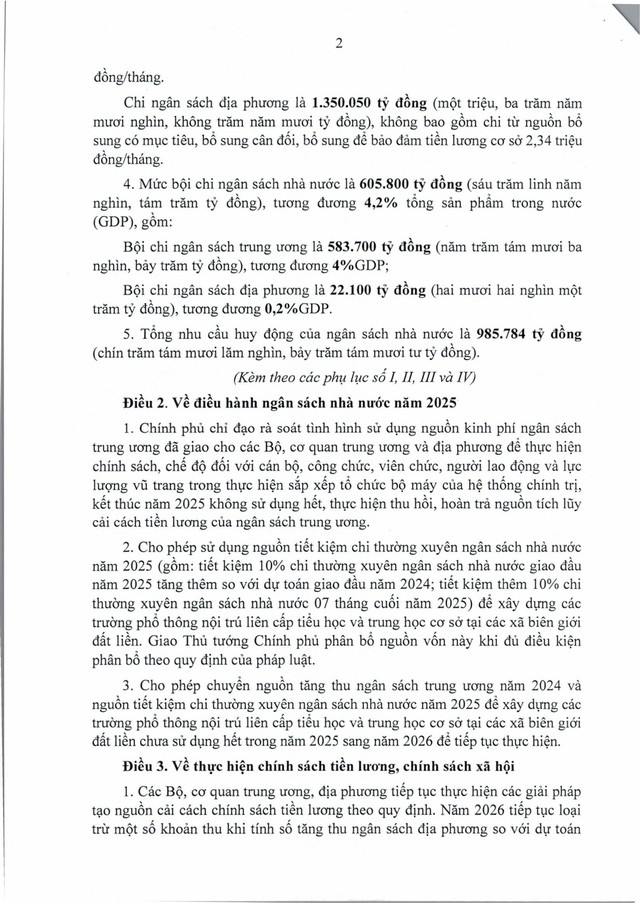 Nghị quyết 245/2025/QH15: Quốc hội quyết nghị thực hiện chính sách tiền lương, chính sách xã hội- Ảnh 7.