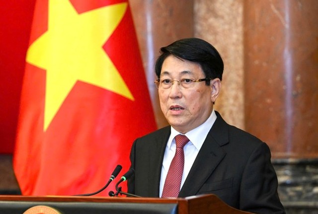 Chủ tịch nước Lương Cường trao quyết định thăng quân hàm Thượng tướng Quân đội- Ảnh 2.