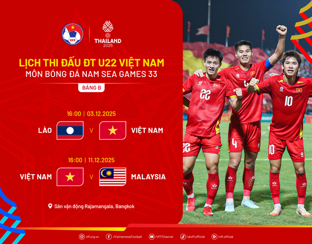 DANH SÁCH, LỊCH THI ĐẤU của ĐỘI TUYỂN U22 VIỆT NAM tại SEA GAMES 33- Ảnh 3.