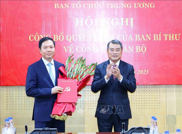 Ban Bí thư bổ nhiệm tân Phó Trưởng Ban Tổ chức Trung ương- Ảnh 1.