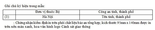 Đề xuất mẫu Giấy chứng nhận kiểm định an toàn kỹ thuật và bảo vệ môi trường xe cơ giới, xe máy chuyên dùng- Ảnh 5.