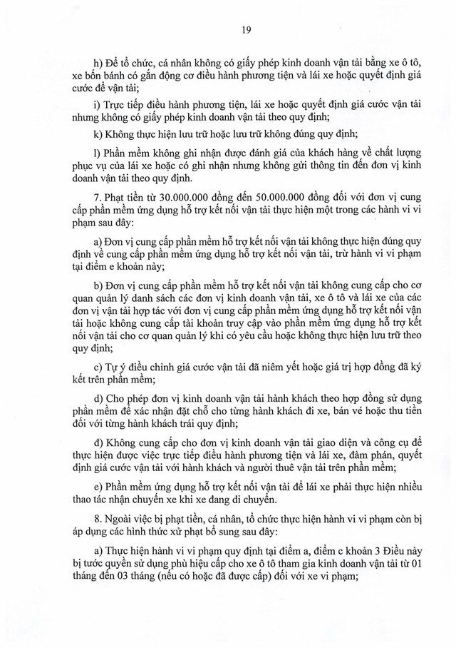 TOÀN VĂN: Nghị định số 336/2025/NĐ-CP quy định xử phạt vi phạm hành chính trong hoạt động đường bộ- Ảnh 20.