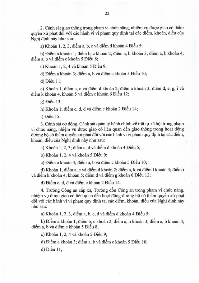 TOÀN VĂN: Nghị định số 336/2025/NĐ-CP quy định xử phạt vi phạm hành chính trong hoạt động đường bộ- Ảnh 23.