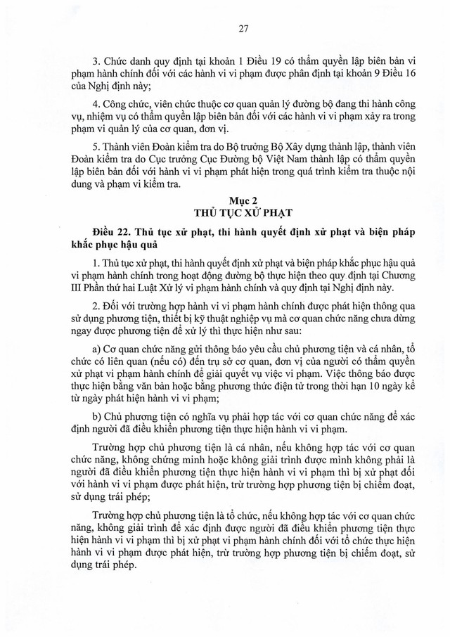 TOÀN VĂN: Nghị định số 336/2025/NĐ-CP quy định xử phạt vi phạm hành chính trong hoạt động đường bộ- Ảnh 28.