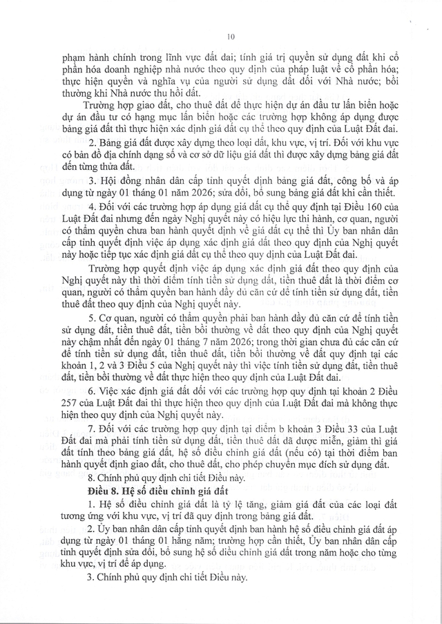 TOÀN VĂN: Nghị quyết 254/2025/QH15 quy định một số cơ chế, chính sách tháo gỡ khó khăn, vướng mắc trong tổ chức thi hành Luật Đất đai- Ảnh 10.