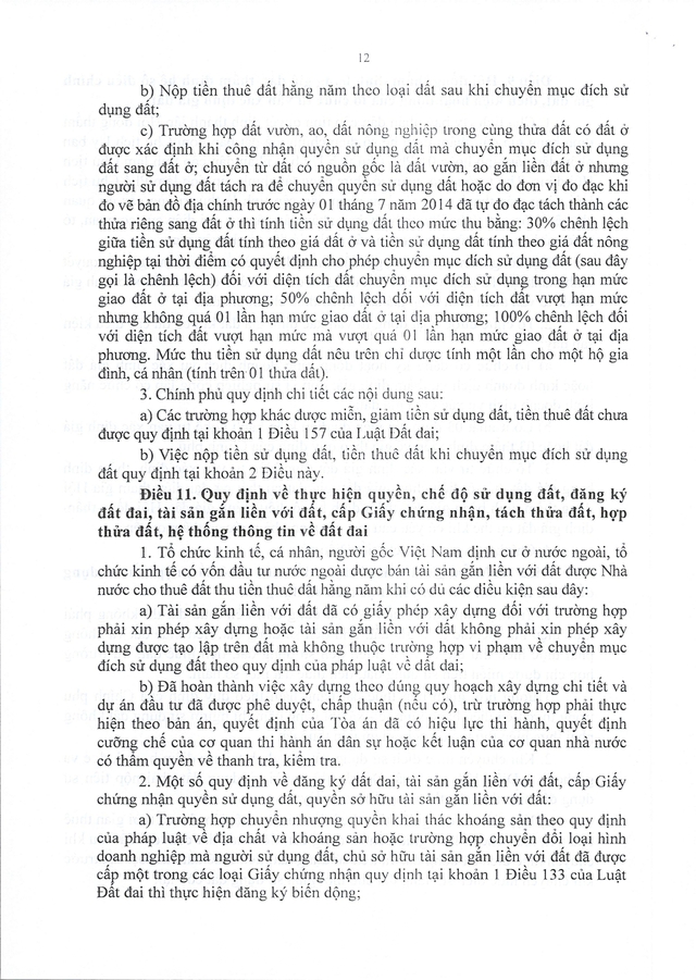 TOÀN VĂN: Nghị quyết 254/2025/QH15 quy định một số cơ chế, chính sách tháo gỡ khó khăn, vướng mắc trong tổ chức thi hành Luật Đất đai- Ảnh 12.