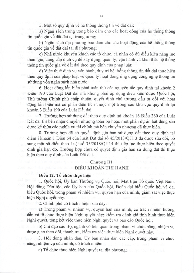 TOÀN VĂN: Nghị quyết 254/2025/QH15 quy định một số cơ chế, chính sách tháo gỡ khó khăn, vướng mắc trong tổ chức thi hành Luật Đất đai- Ảnh 14.