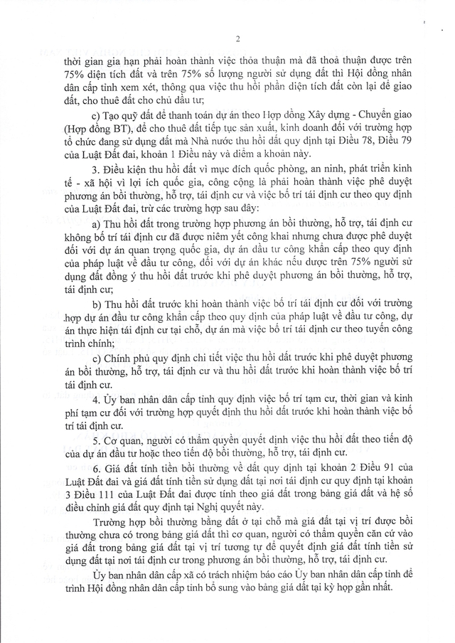 TOÀN VĂN: Nghị quyết 254/2025/QH15 quy định một số cơ chế, chính sách tháo gỡ khó khăn, vướng mắc trong tổ chức thi hành Luật Đất đai- Ảnh 2.