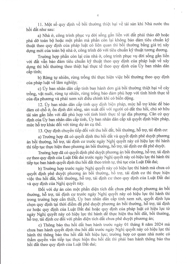 TOÀN VĂN: Nghị quyết 254/2025/QH15 quy định một số cơ chế, chính sách tháo gỡ khó khăn, vướng mắc trong tổ chức thi hành Luật Đất đai- Ảnh 4.