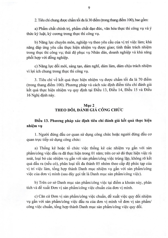 TOÀN VĂN: Nghị định 335/2025/NĐ-CP về đánh giá, xếp loại chất lượng cơ quan hành chính nhà nước và công chức- Ảnh 9.