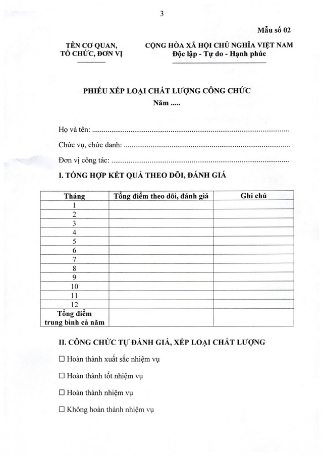 TOÀN VĂN: Nghị định 335/2025/NĐ-CP về đánh giá, xếp loại chất lượng cơ quan hành chính nhà nước và công chức- Ảnh 29.