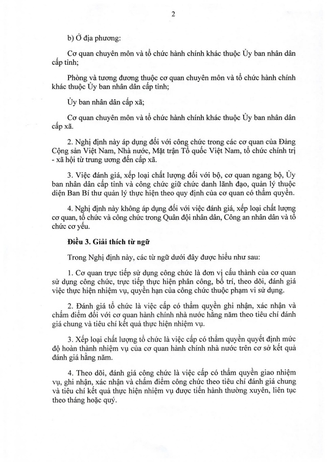TOÀN VĂN: Nghị định 335/2025/NĐ-CP về đánh giá, xếp loại chất lượng cơ quan hành chính nhà nước và công chức- Ảnh 24.