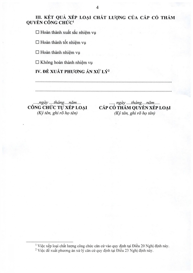 TOÀN VĂN: Nghị định 335/2025/NĐ-CP về đánh giá, xếp loại chất lượng cơ quan hành chính nhà nước và công chức- Ảnh 26.