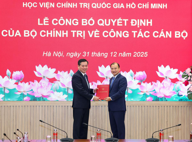 Điều động, bổ nhiệm Thứ trưởng giữ chức Phó Giám đốc Học viện Chính trị Quốc gia Hồ Chí Minh- Ảnh 2.