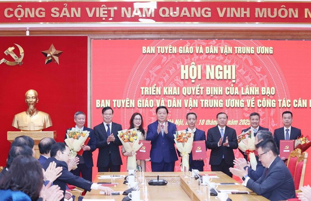 Ban Tuyên giáo và Dân vận Trung ương triển khai các quyết định về công tác cán bộ- Ảnh 3.