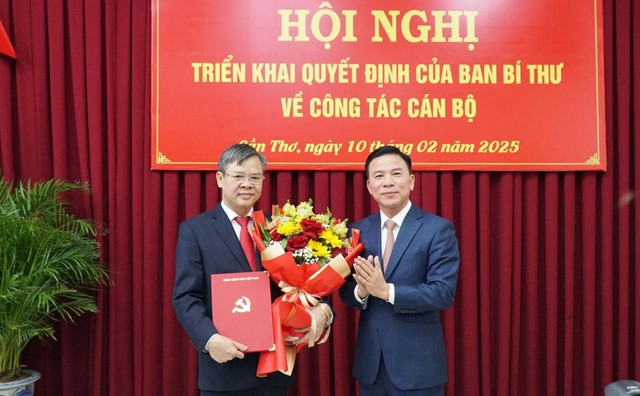 Ban Bí thư điều động, chỉ định đồng chí Trương Cảnh Tuyên giữ chức Phó Bí thư Thành ủy Cần Thơ- Ảnh 1.