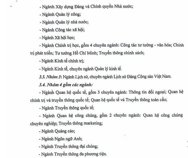 TUYỂN SINH 2025: Phương thức, chỉ tiêu tuyển sinh của Học viện Báo chí và Tuyên truyền (AJC)- Ảnh 3.