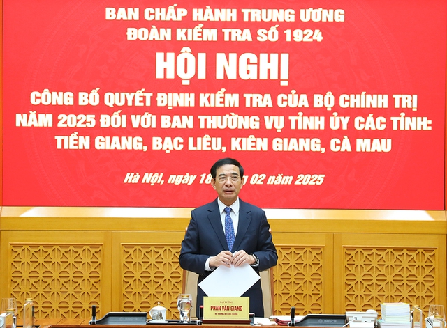 Công bố quyết định kiểm tra của Bộ Chính trị đối với Ban Thường vụ Tỉnh ủy 5 tỉnh- Ảnh 3.