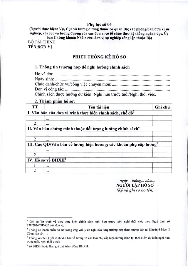 Bộ Tài chính hướng dẫn triển khai chính sách nghỉ hưu trước tuổi, nghỉ thôi việc tại Nghị định 178- Ảnh 17.