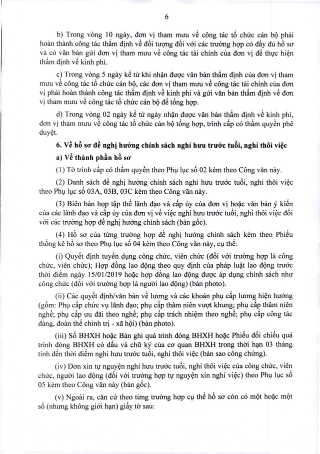 Bộ Tài chính hướng dẫn triển khai chính sách nghỉ hưu trước tuổi, nghỉ thôi việc tại Nghị định 178- Ảnh 6.